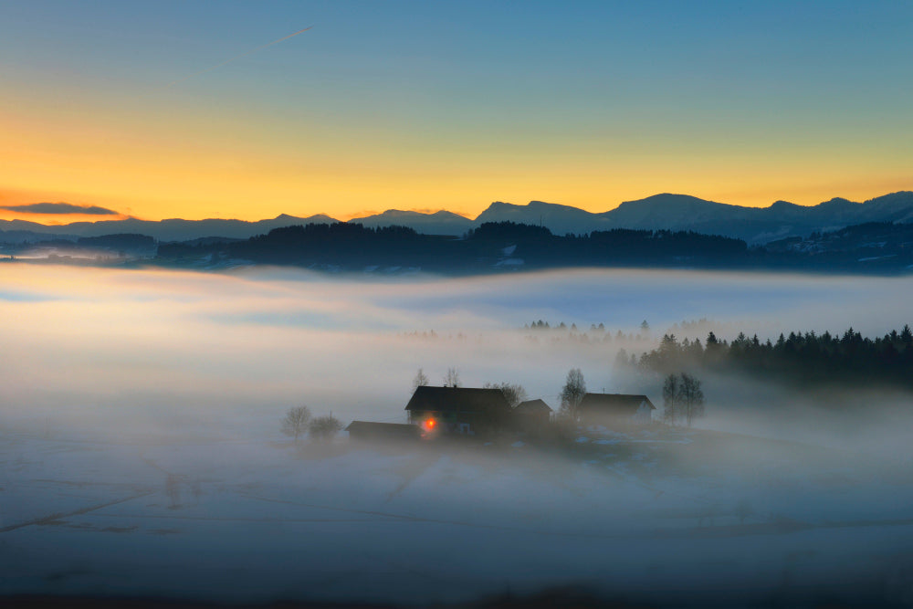 LN320007 Morgendämmerung über dem Rottachtal
