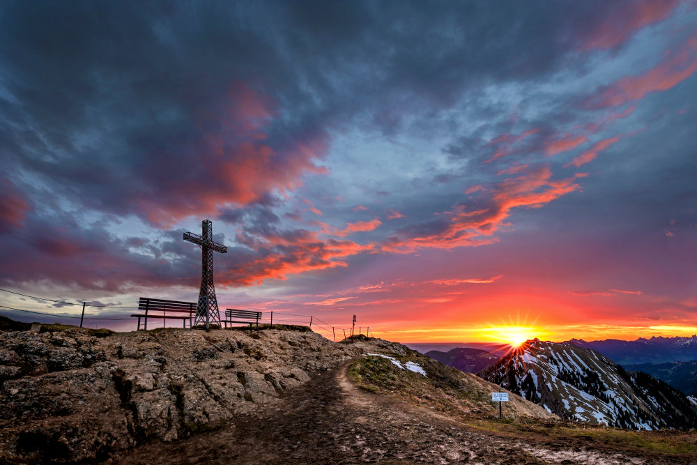 LN320008 Sonnenaufgang am Hochgrat