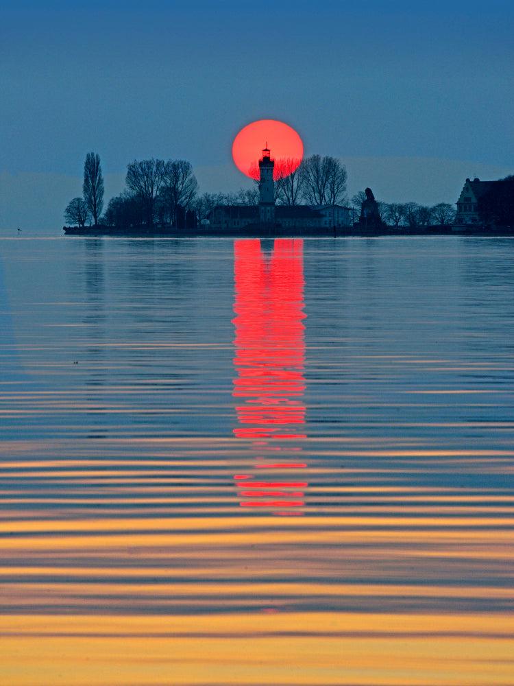 LN320028 Lindau Insel mit Leuchtturm