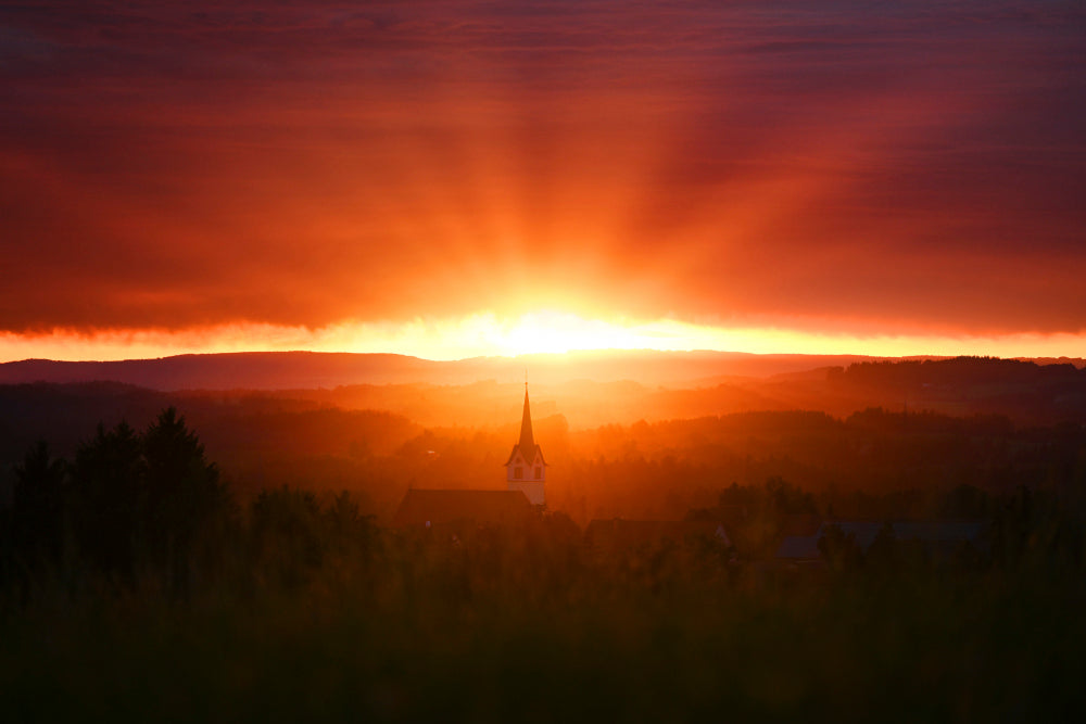 LN320037 Sonnenuntergang bei Opfenbach